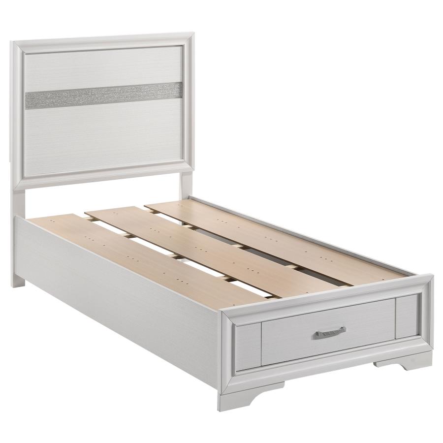 Miranda 4-piece Twin Bedroom Set White view 3