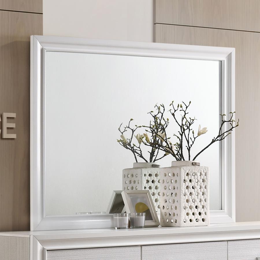 Miranda Dresser Mirror White view 2