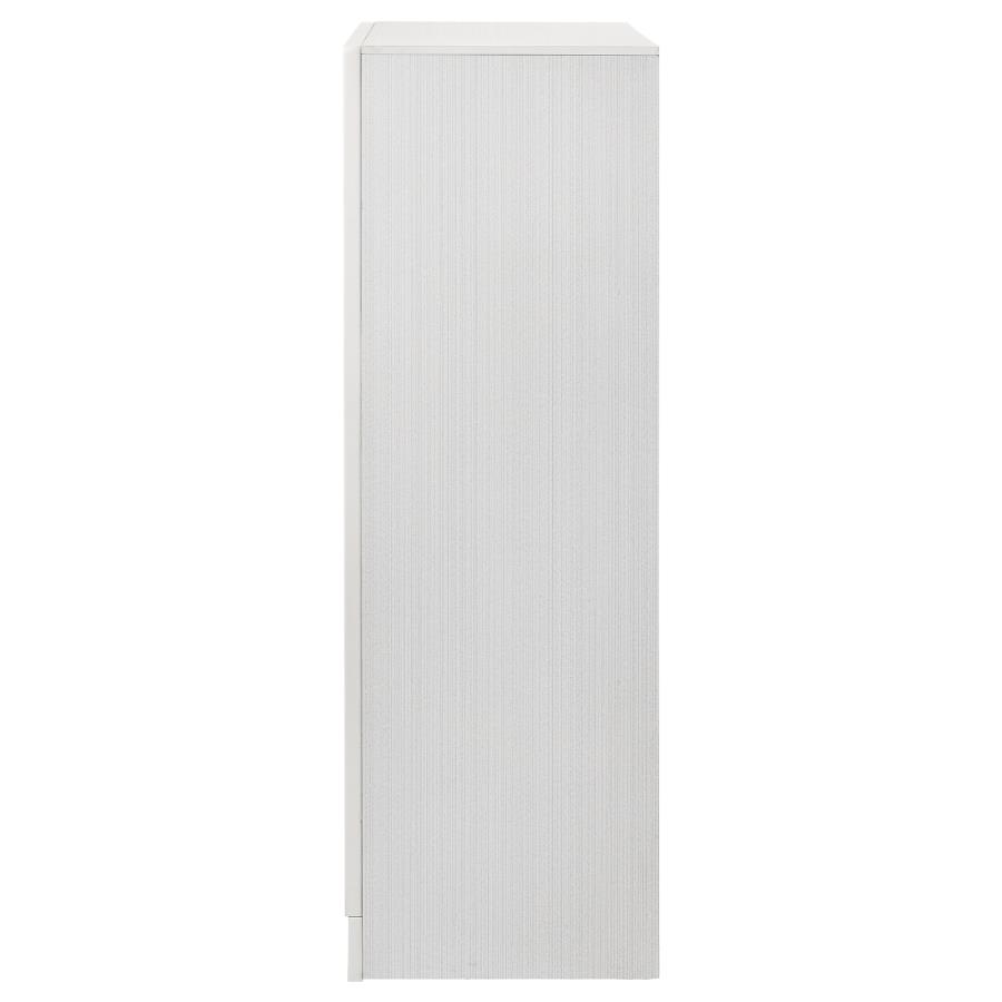 Miranda 6-drawer Bedroom Chest White view 5