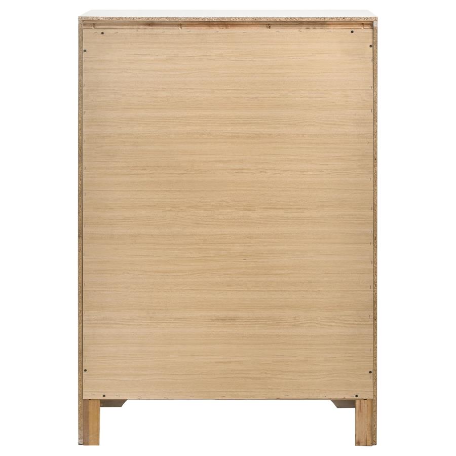 Miranda 6-drawer Bedroom Chest White view 7