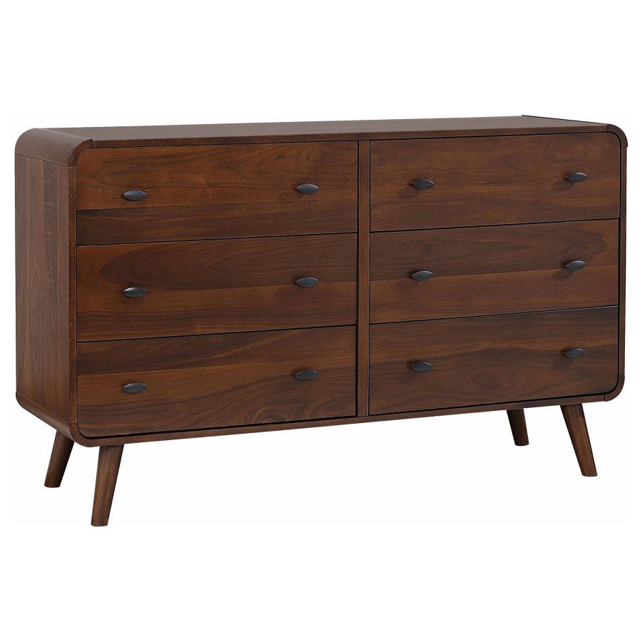 Robyn 4-piece Eastern King Bedroom Set Dark Walnut view 7