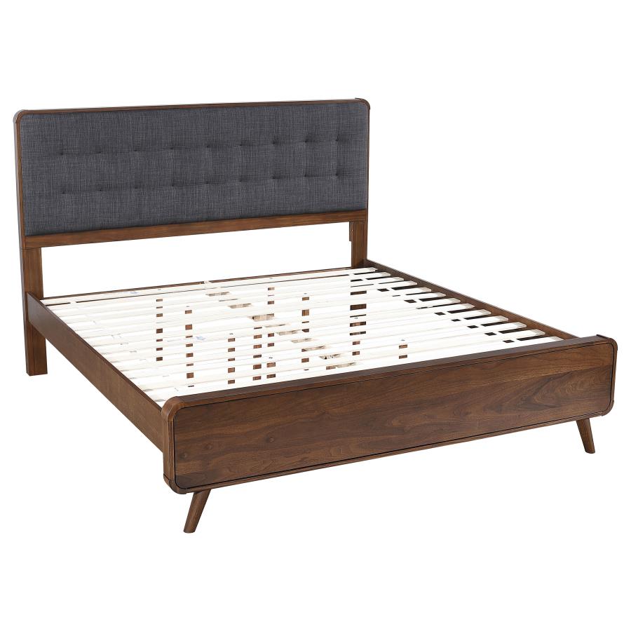 Robyn 5-piece Eastern King Bedroom Set Dark Walnut view 3