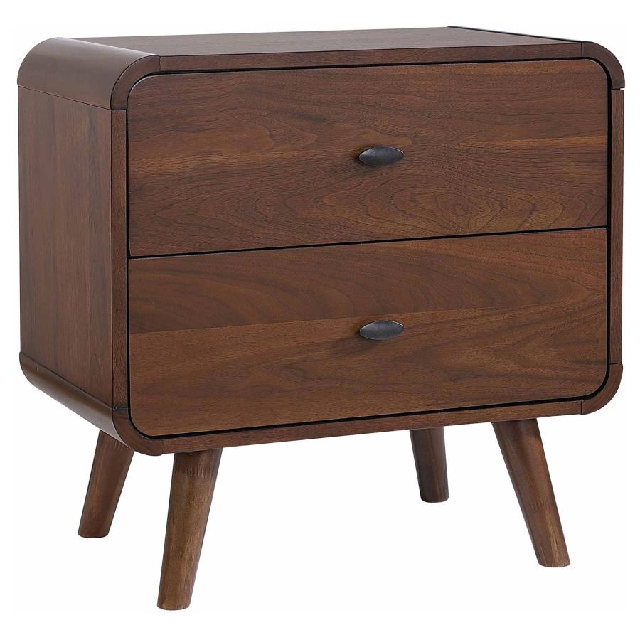 Robyn 5-piece Queen Bedroom Set Dark Walnut view 5