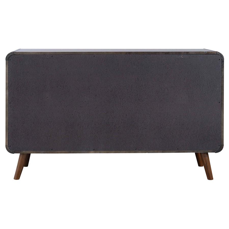 Robyn 6-drawer Bedroom Dresser Dark Walnut view 7