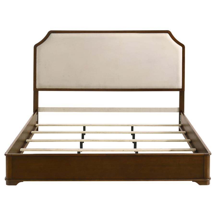Garland 58-inch Eastern King Panel Bed Cream Brown Cherry view 4