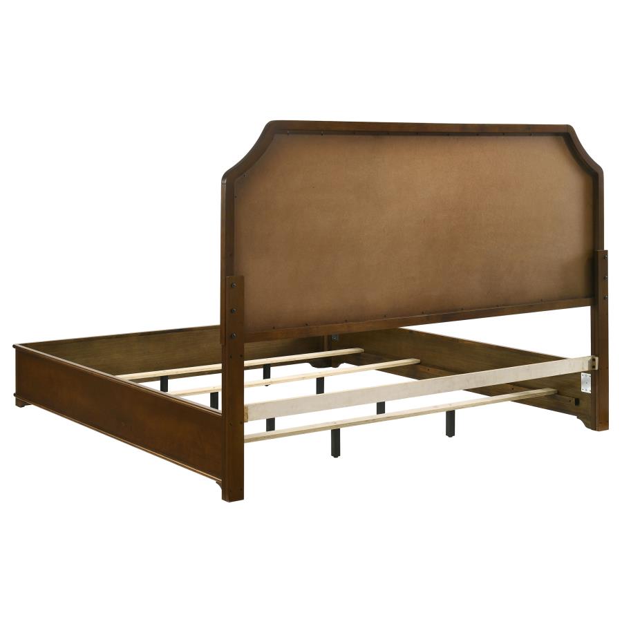 Garland 58-inch Eastern King Panel Bed Cream Brown Cherry view 5