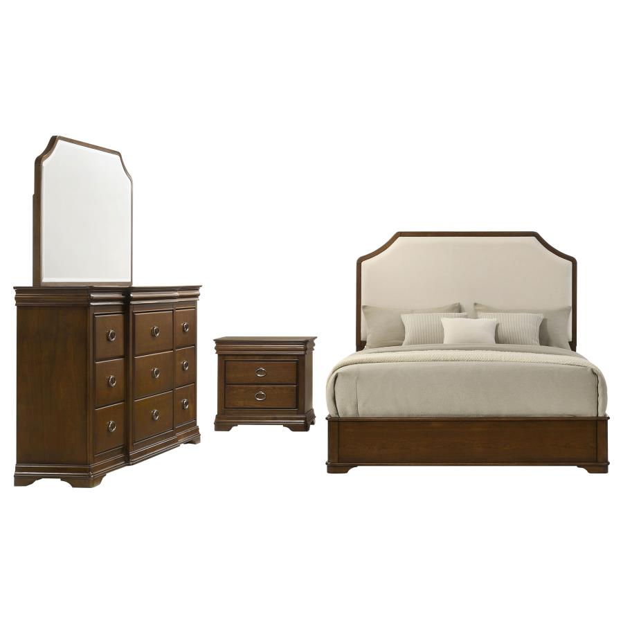Garland 4-piece Queen Bedroom Set Brown Cherry view 2