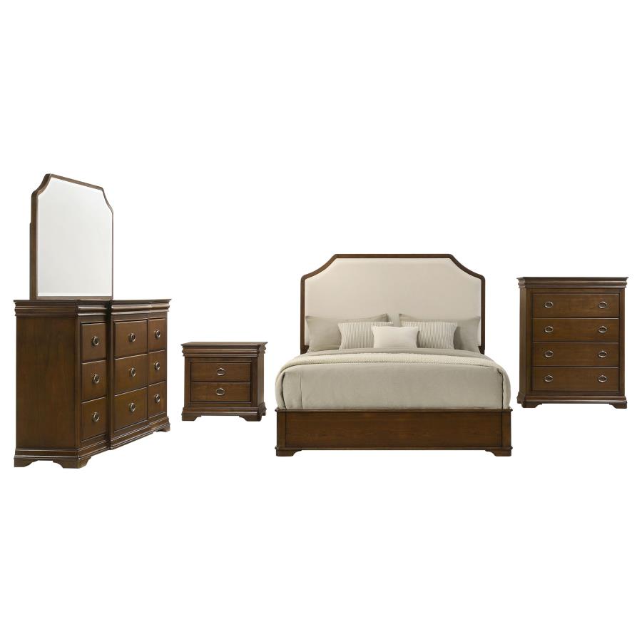 Garland 5-piece Queen Bedroom Set Brown Cherry view 2