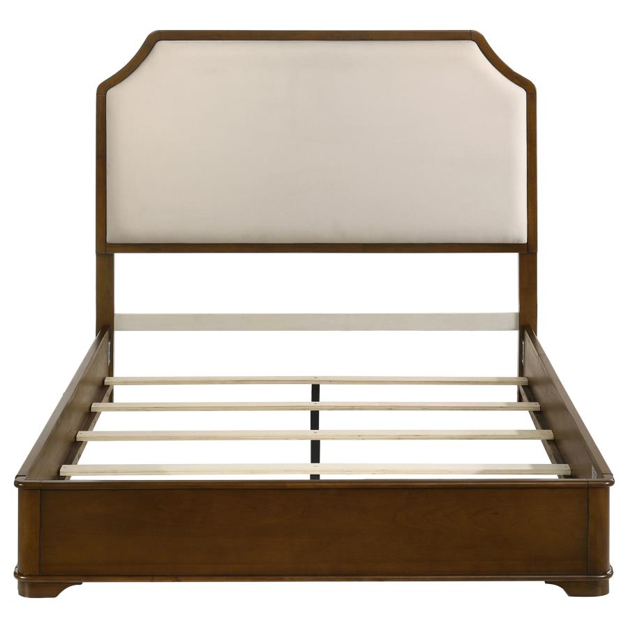 Garland 58-inch Queen Panel Bed Cream and Brown Cherry view 4