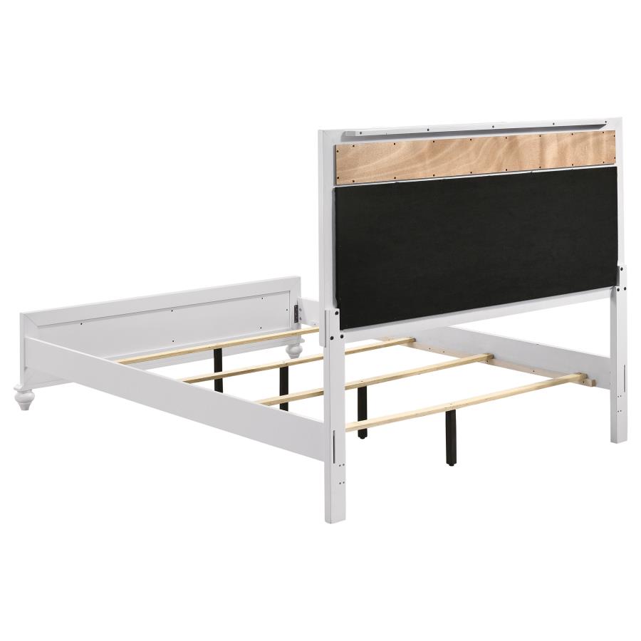 Barzini 5-piece Eastern King Bedroom Set White view 4