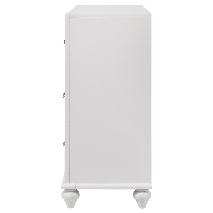 Barzini 7-drawer Dresser White view 5