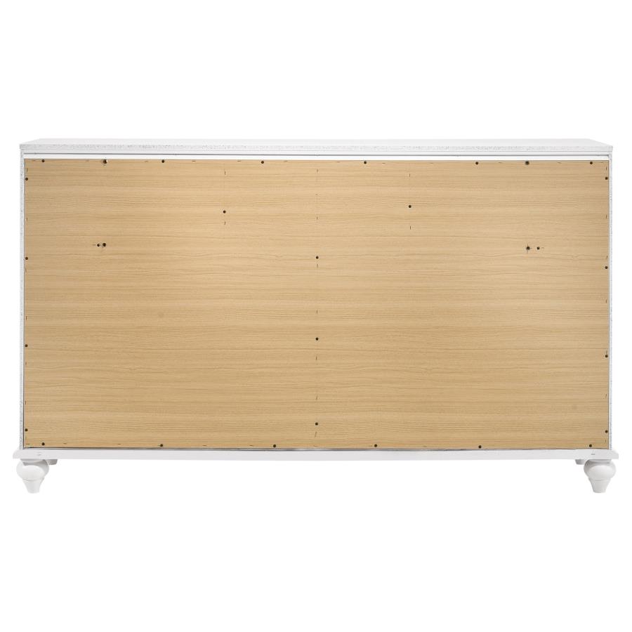 Barzini 7-drawer Dresser White view 7