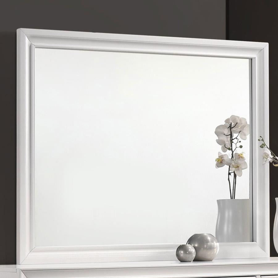 Barzini Dresser Mirror White view 2