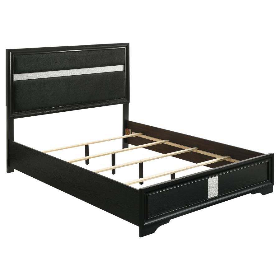 Miranda 4-piece Queen Bedroom Set Black view 3