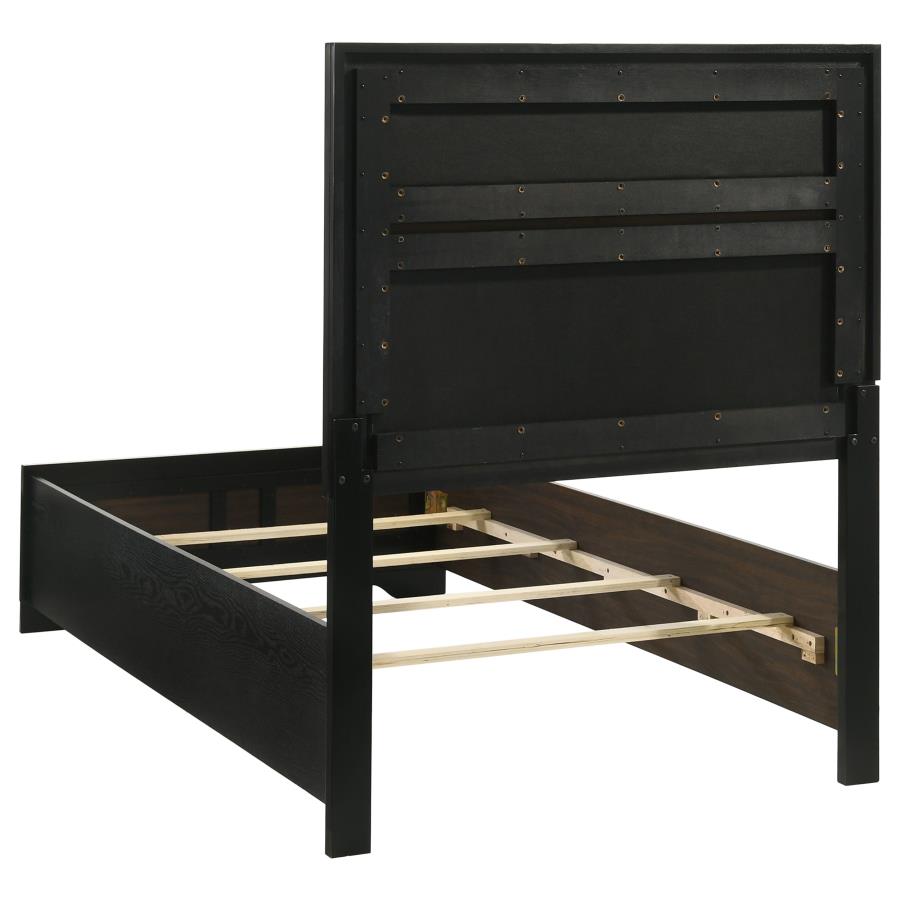 Miranda 5-piece Twin Bedroom Set Black view 4