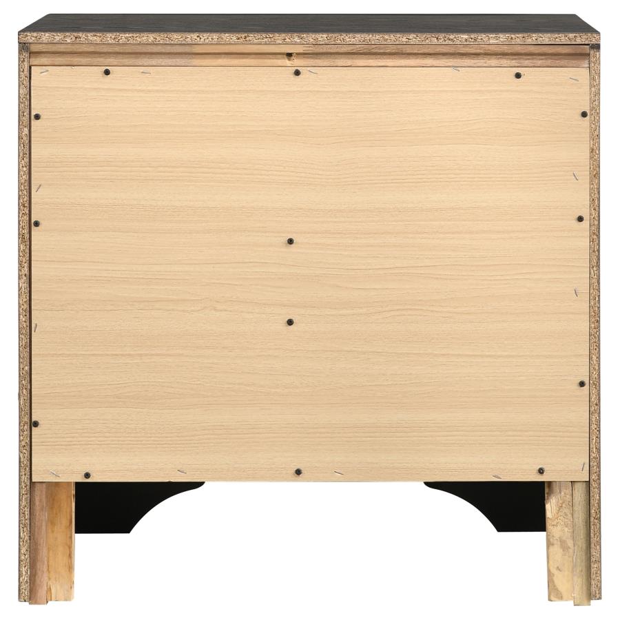 Miranda 3-drawer Nightstand Bedside Table Black view 7