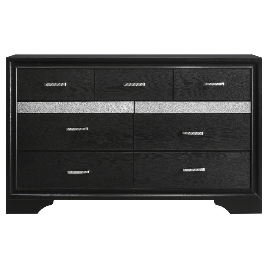Miranda 9-drawer Dresser Black view 3