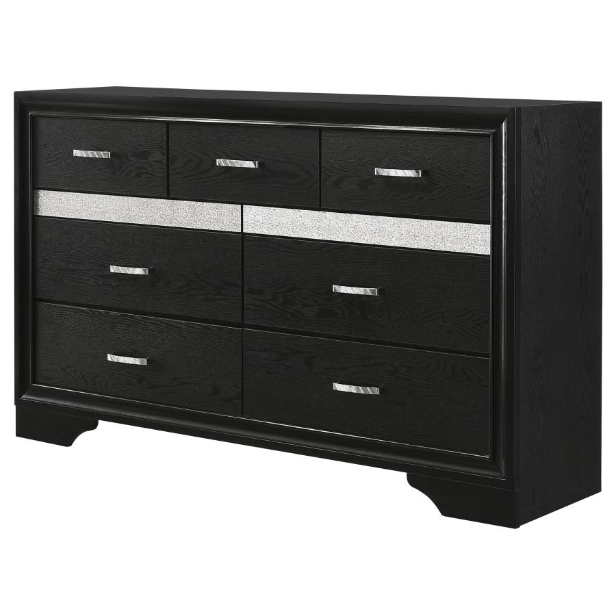 Miranda 9-drawer Dresser Black view 4