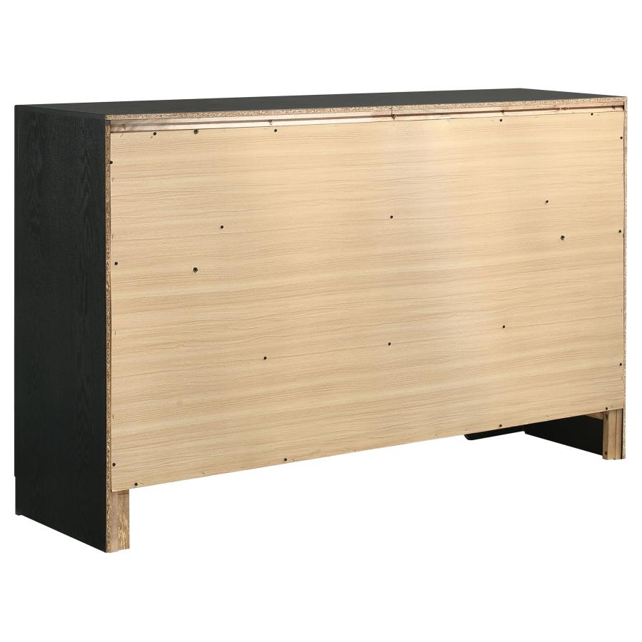 Miranda 9-drawer Dresser Black view 6