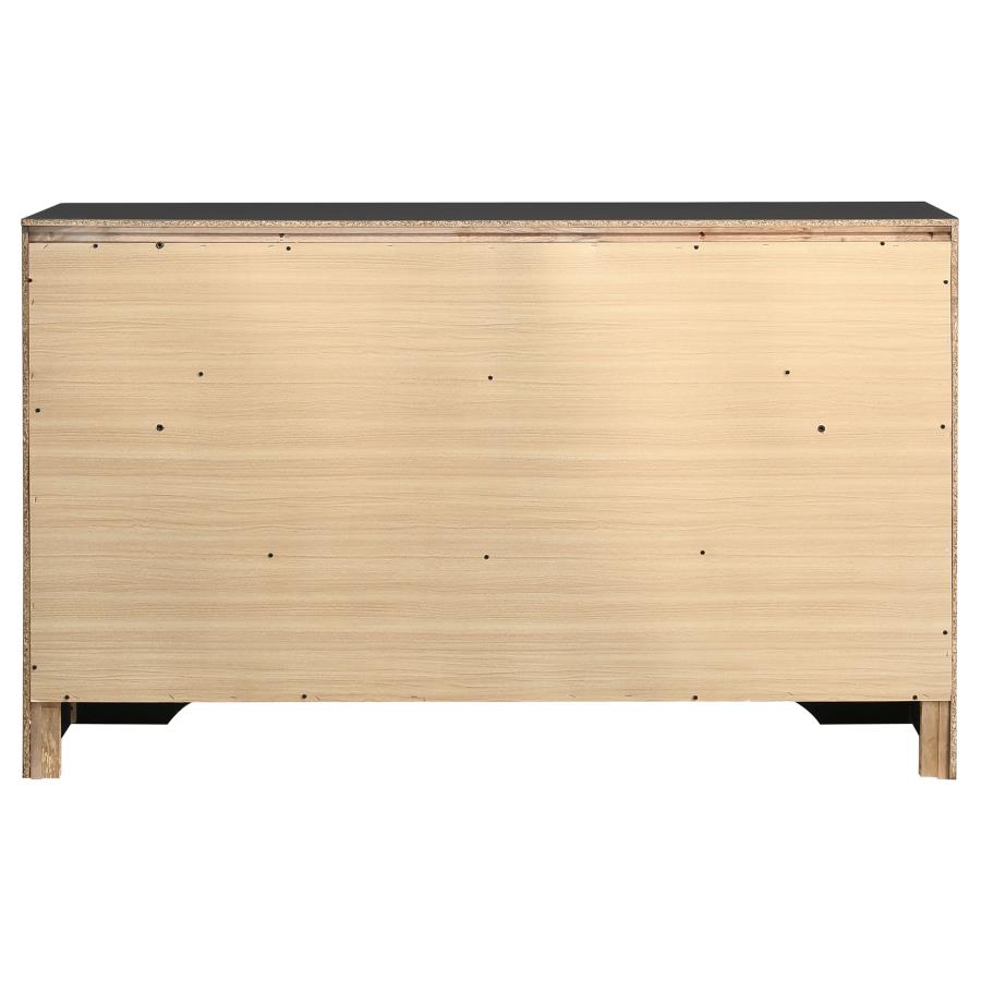 Miranda 9-drawer Dresser Black view 7
