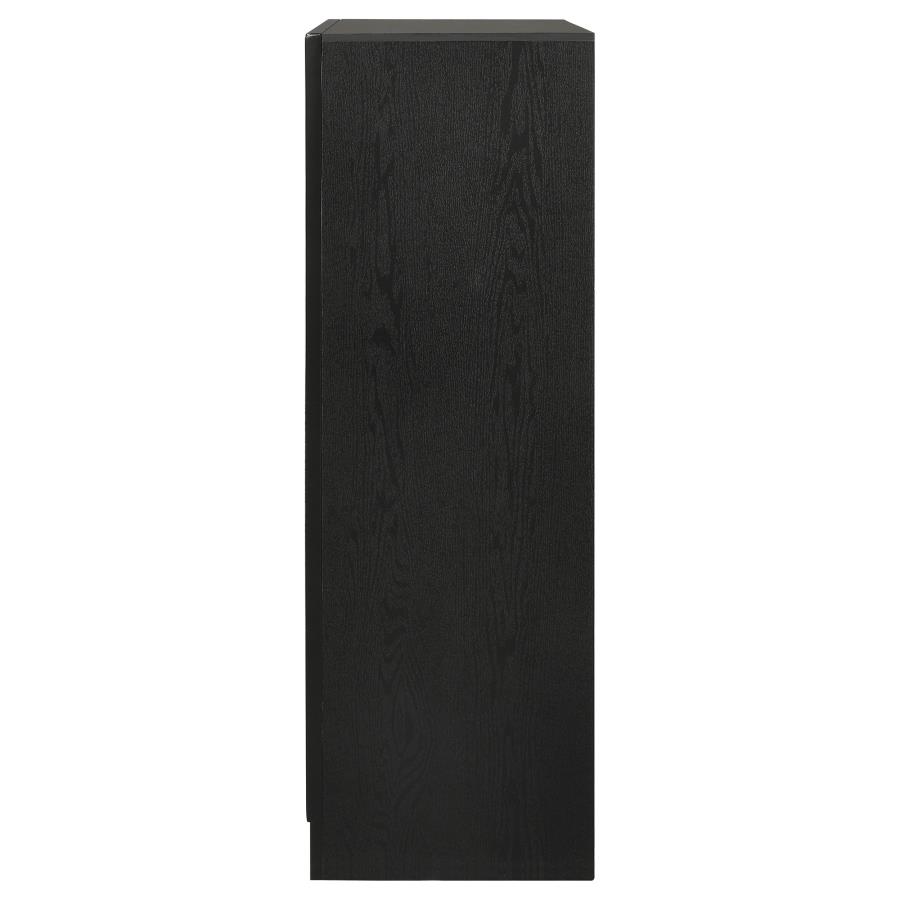 Miranda 6-drawer Bedroom Chest Black view 5