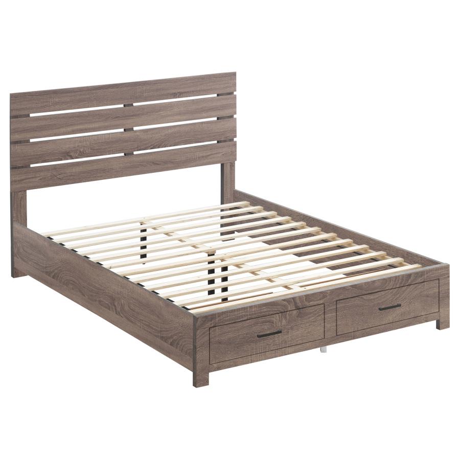 Brantford 4-piece Eastern King Bedroom Set Barrel Oak view 3