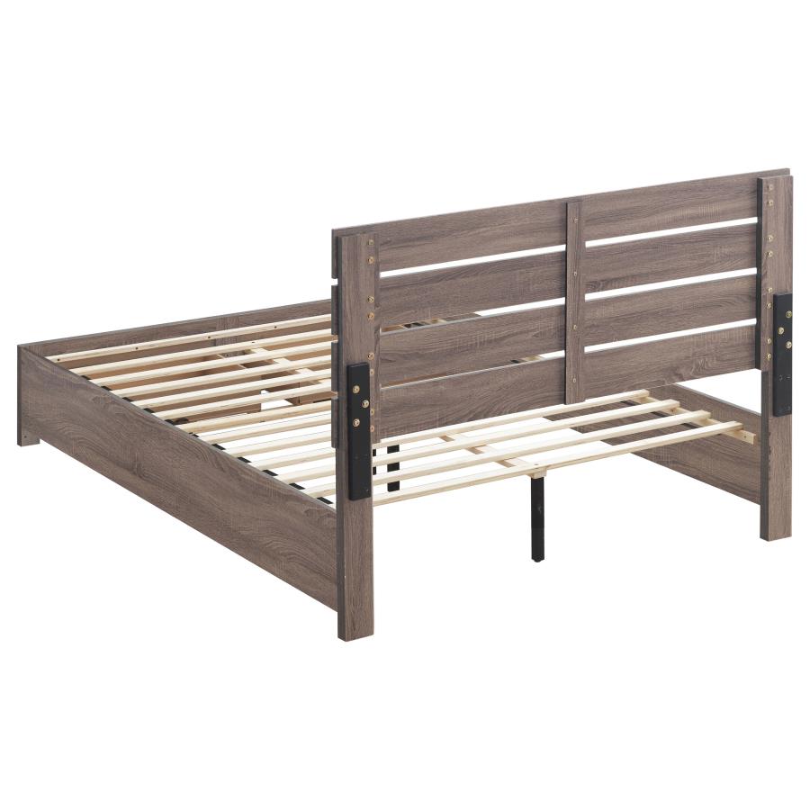 Brantford 4-piece Queen Bedroom Set Barrel Oak view 4