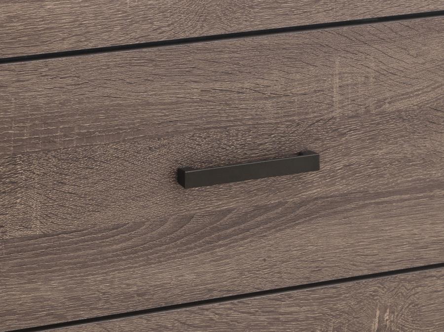 Brantford Wood Queen Storage Panel Bed Barrel Oak view 6