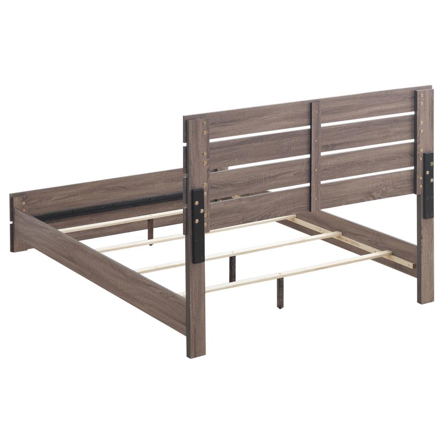 Brantford 4-piece Queen Bedroom Set Barrel Oak view 4