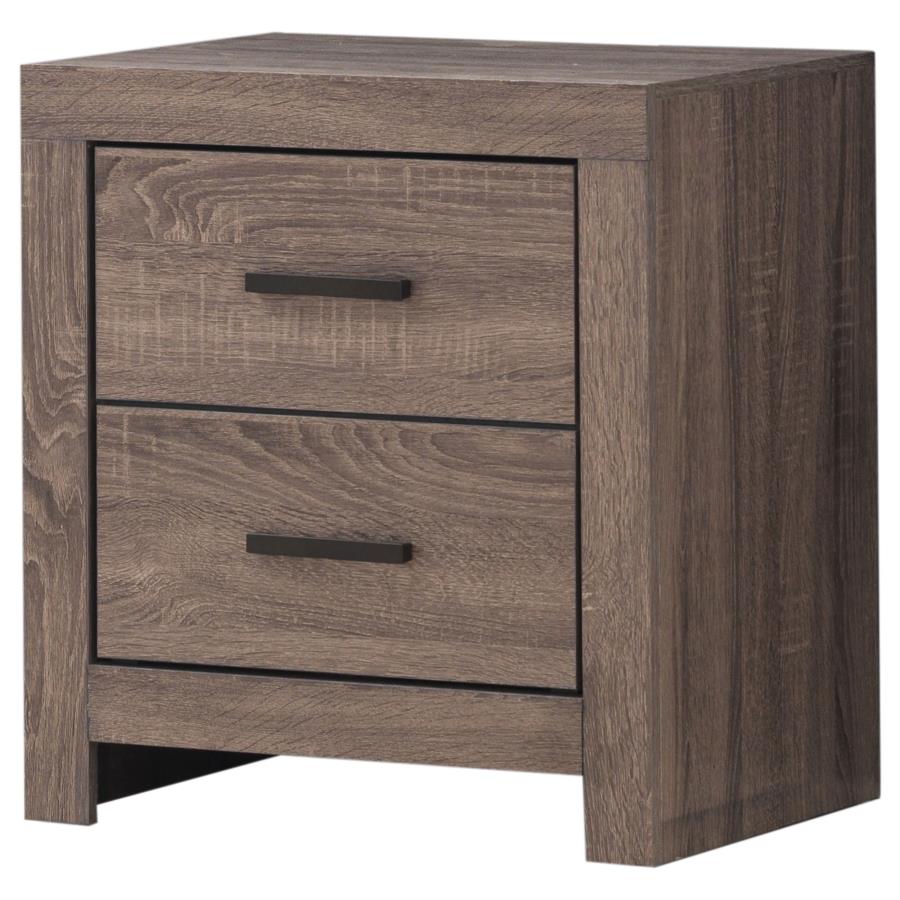 Brantford 2-drawer Nightstand Barrel Oak view 4