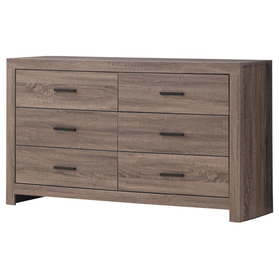 Brantford 6-drawer Dresser Barrel Oak view 4