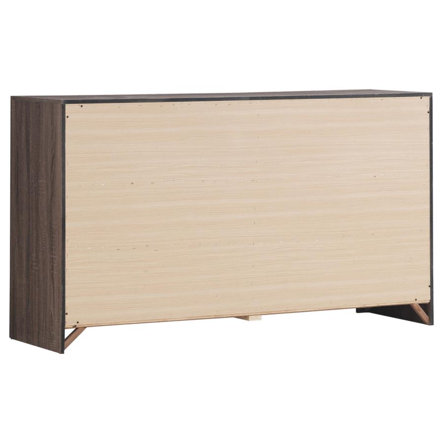 Brantford 6-drawer Dresser Barrel Oak view 6