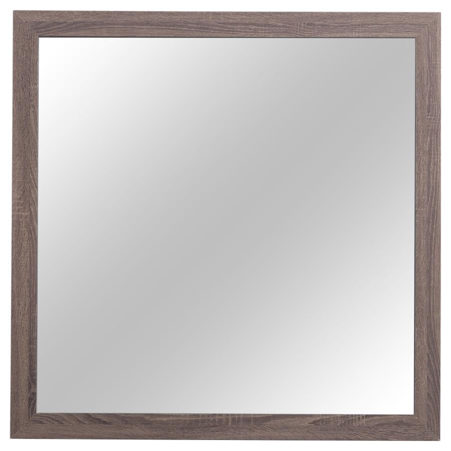 Brantford Dresser Mirror Barrel Oak view 3