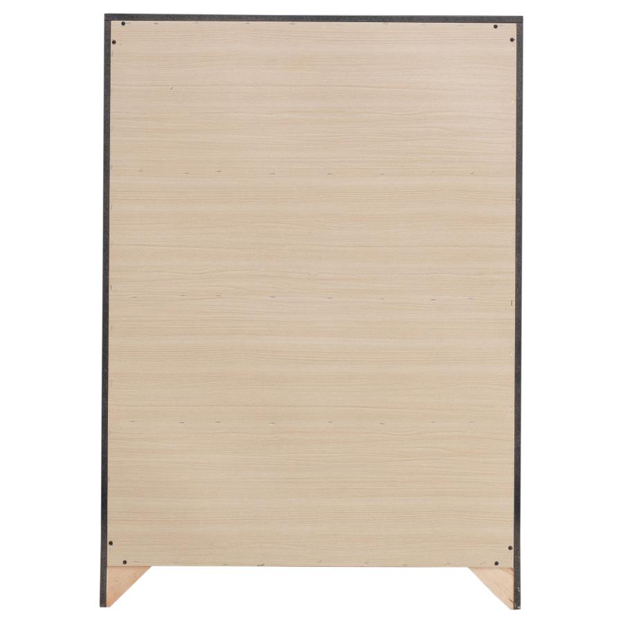 Brantford 4-drawer Bedroom Chest Barrel Oak view 7