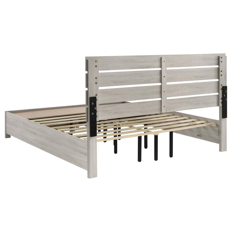Brantford 4-piece Eastern King Bedroom Set Coastal White view 4