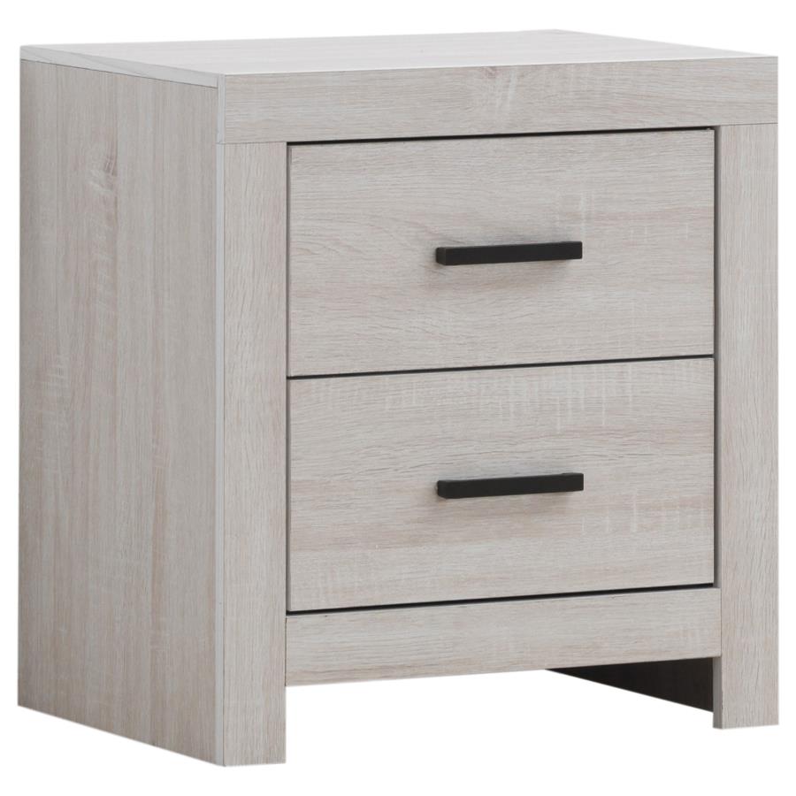 Brantford 5-piece Eastern King Bedroom Set Coastal White view 5