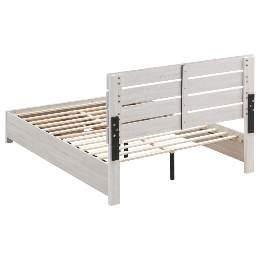 Brantford 5-piece Queen Bedroom Set Coastal White view 4