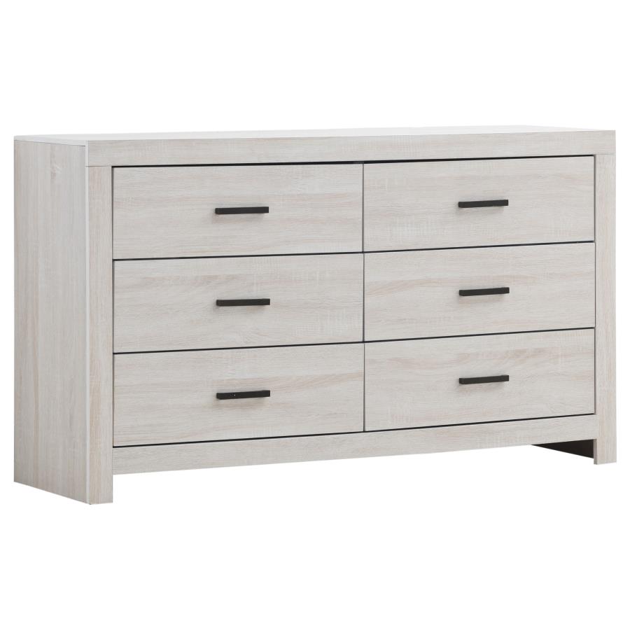 Brantford 5-piece Queen Bedroom Set Coastal White view 7