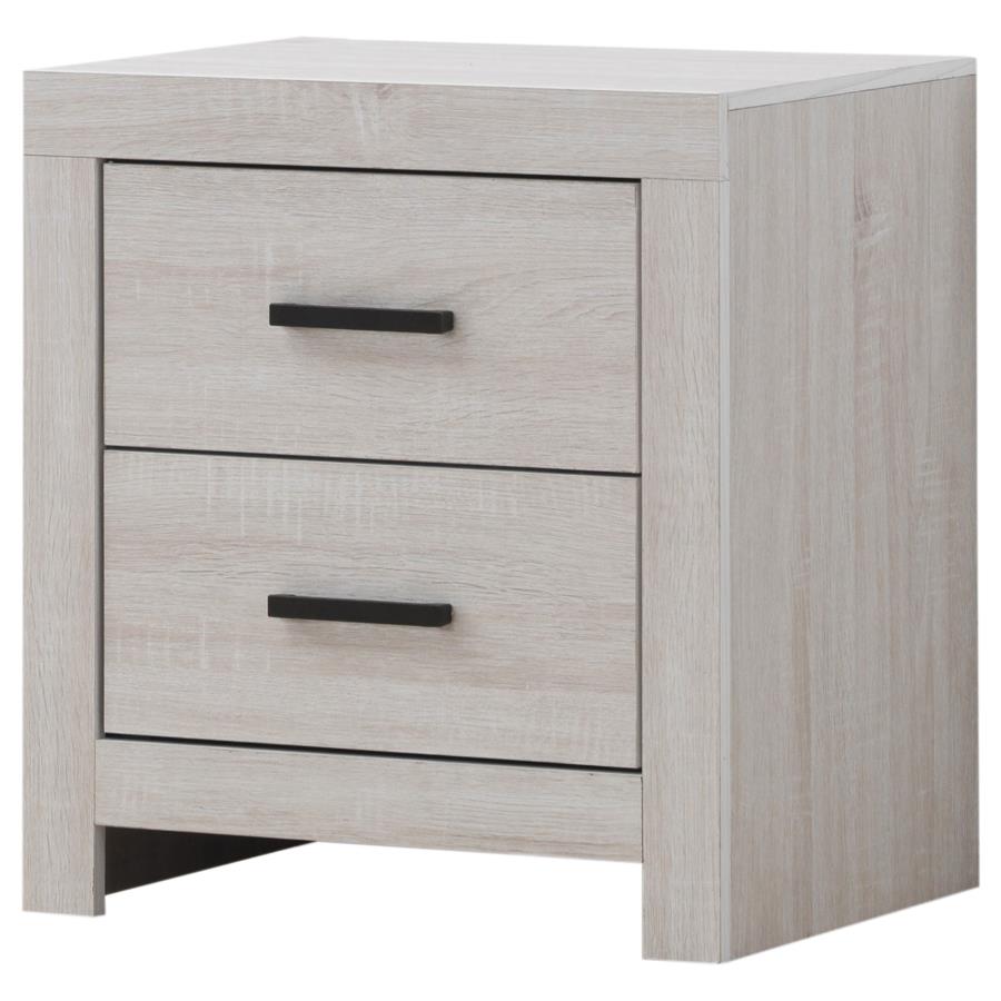 Brantford 2-drawer Nightstand Coastal White view 4