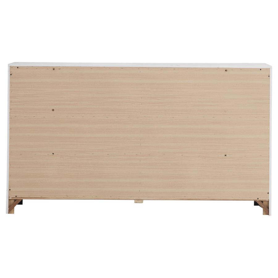 Brantford 6-drawer Dresser Coastal White view 7