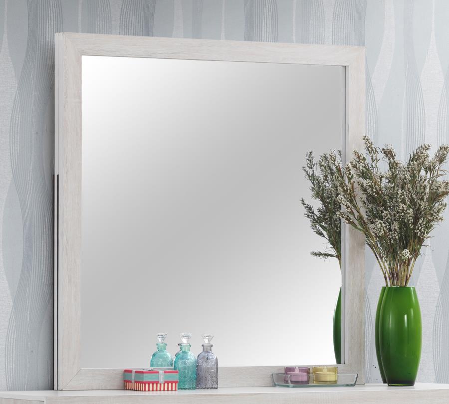 Brantford Dresser Mirror Coastal White view 2