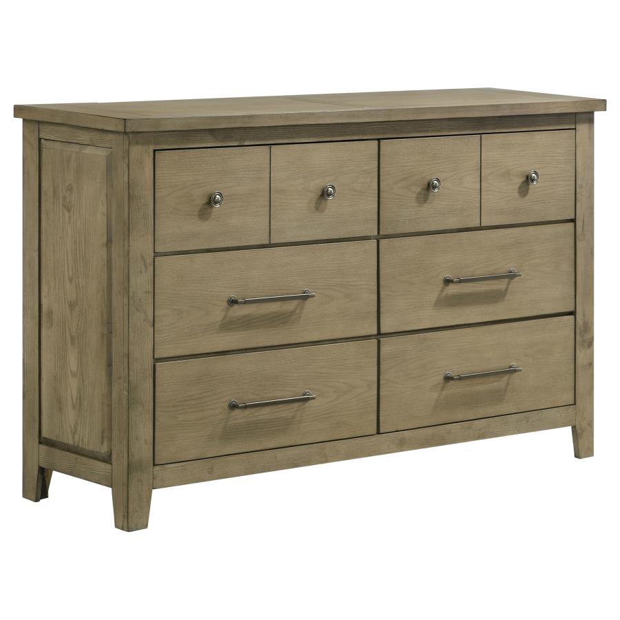 Hazlewood 5-piece Eastern King Bedroom Set Vineyard Oak view 5