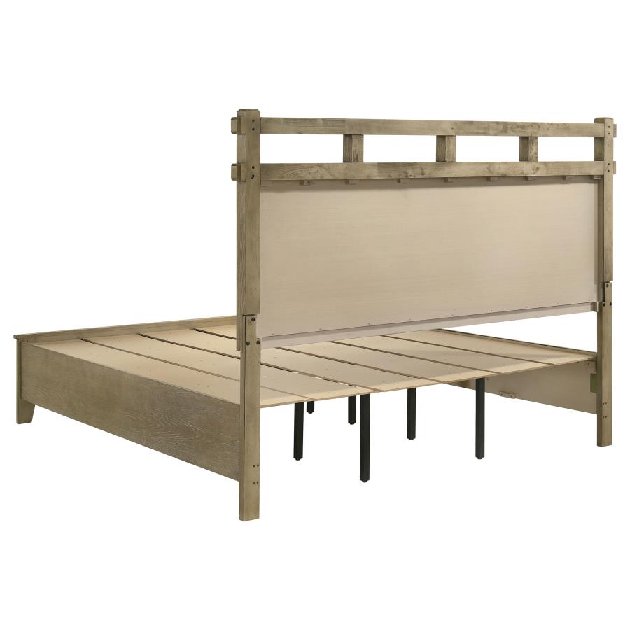 Hazlewood 59-inch Eastern King Storage Bed Vineyard Oak view 5