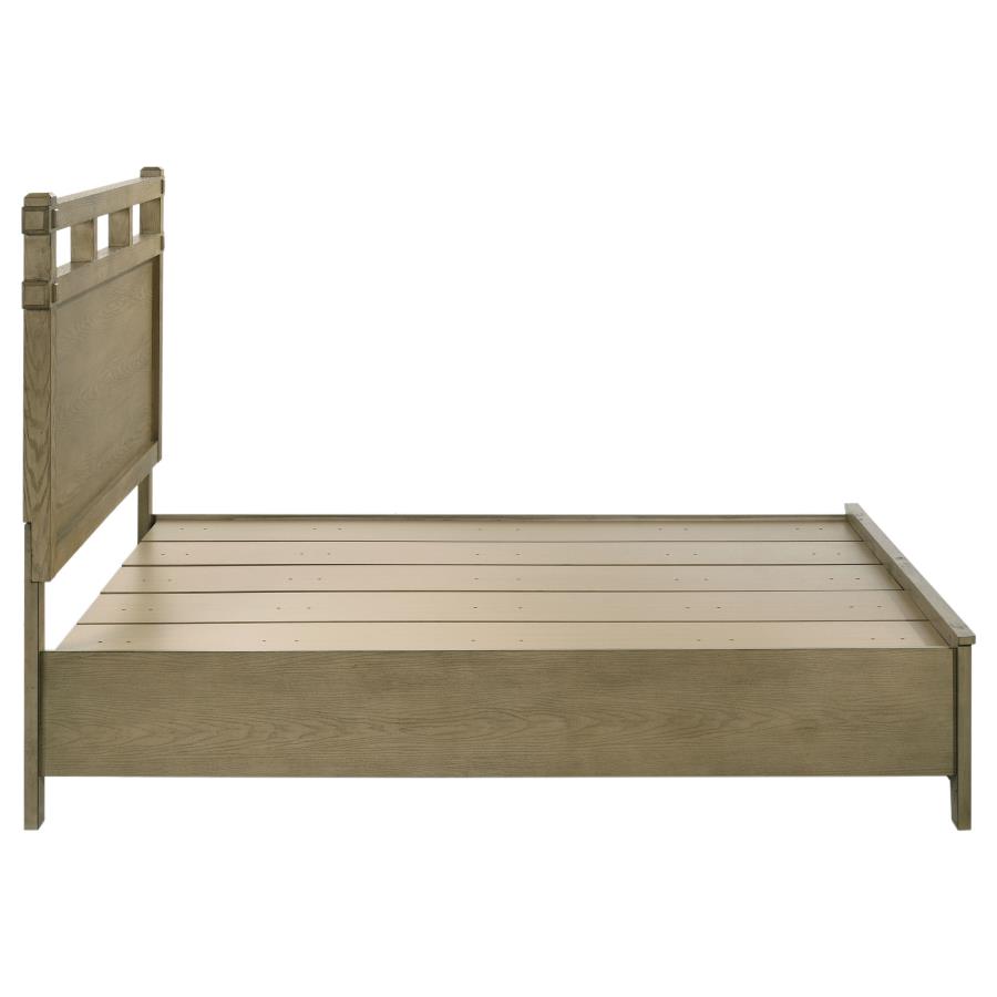 Hazlewood 59-inch Queen Panel Storage Bed Vineyard Oak view 6