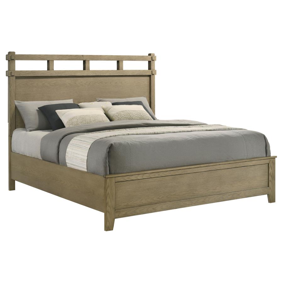 Hazlewood 61-inch Eastern King Panel Bed Vineyard Oak view 3