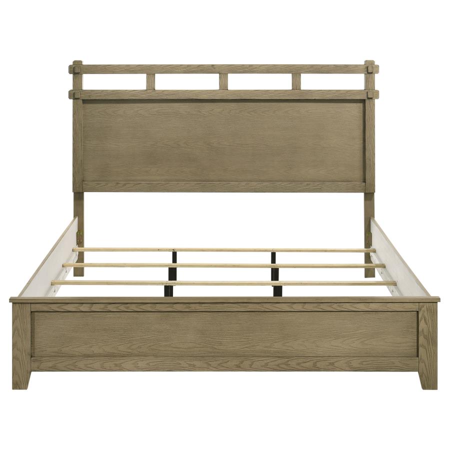 Hazlewood 61-inch Eastern King Panel Bed Vineyard Oak view 4