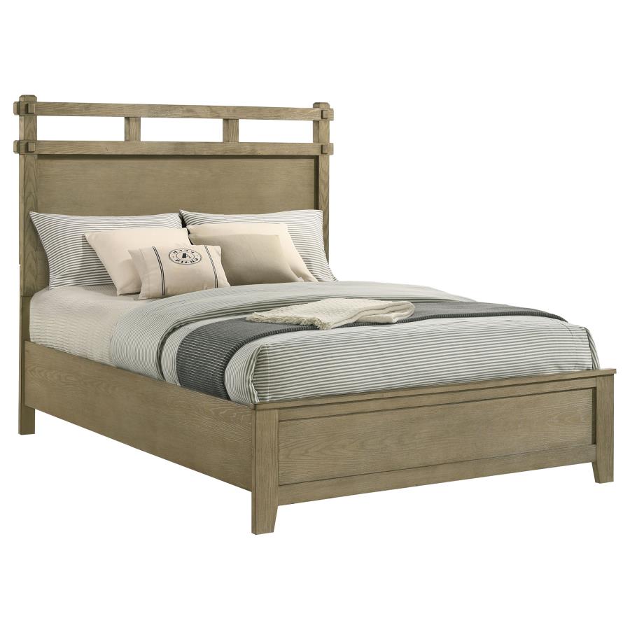 Hazlewood 61-inch Queen Panel Bed Vineyard Oak view 3