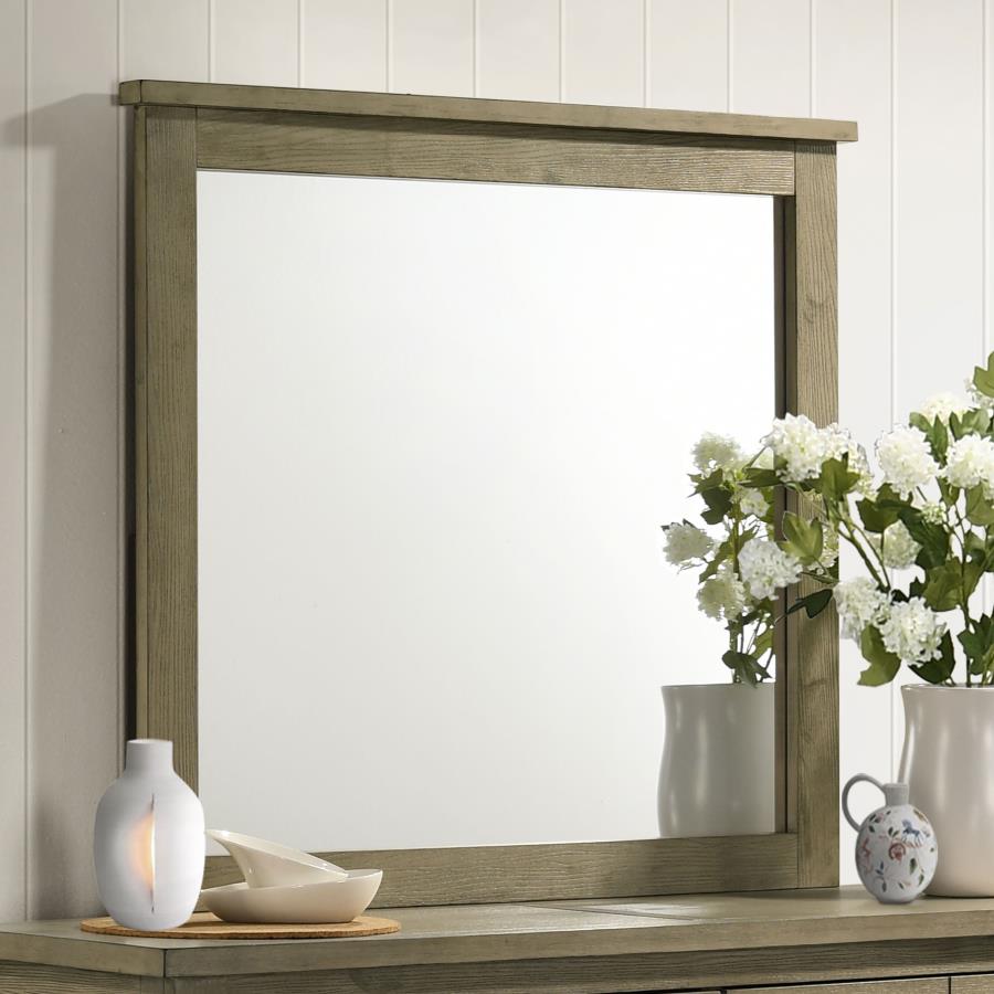 Hazlewood Dresser Mirror Vineyard Oak view 2