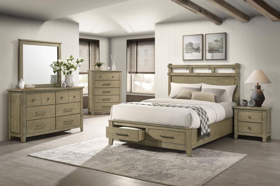 Hazlewood Dresser Mirror Vineyard Oak view 7