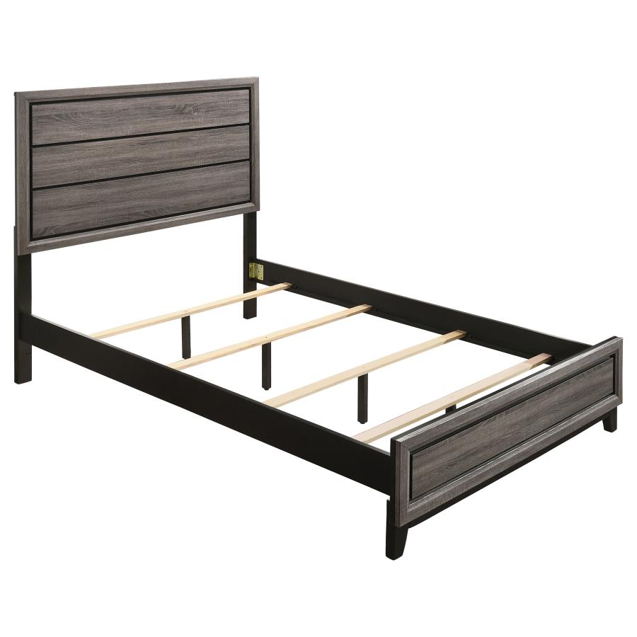 Watson Five-piece Full Bedroom Set Grey Oak view 3